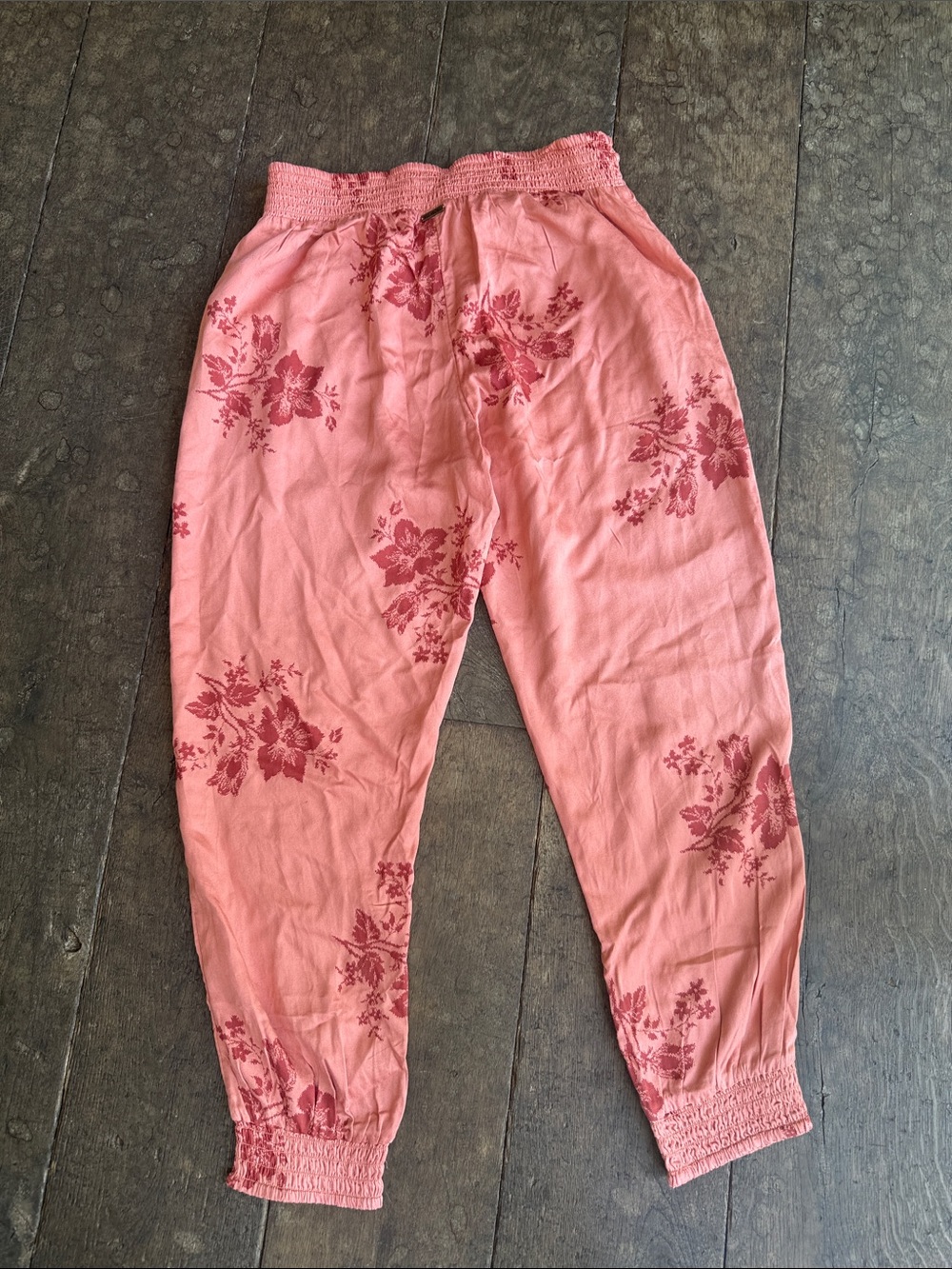 Billabong Coral Floral Drawstring pants sz M - Picture 4 of 5